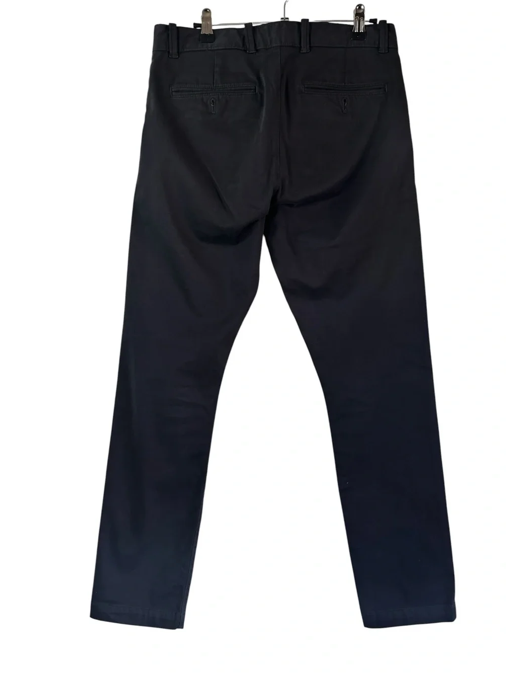 Banana Republic Fulton Skinny Chino Pants 30x30 Dark Charcoal Navy Slim Fit